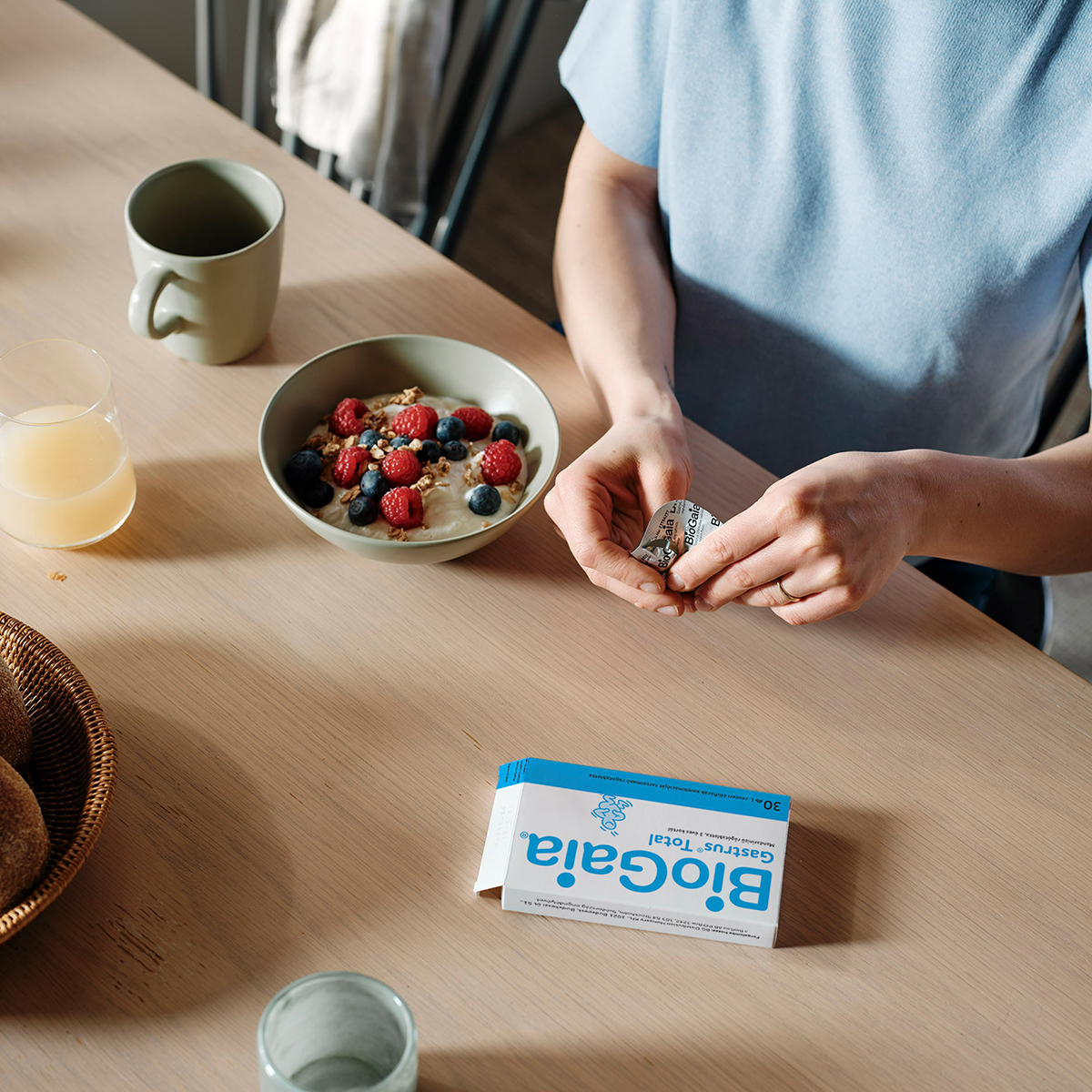 BioGaia Gastrus Total, étrend-kiegészítő rágótabletta, 3 éves kortól, 30 db - Image 2