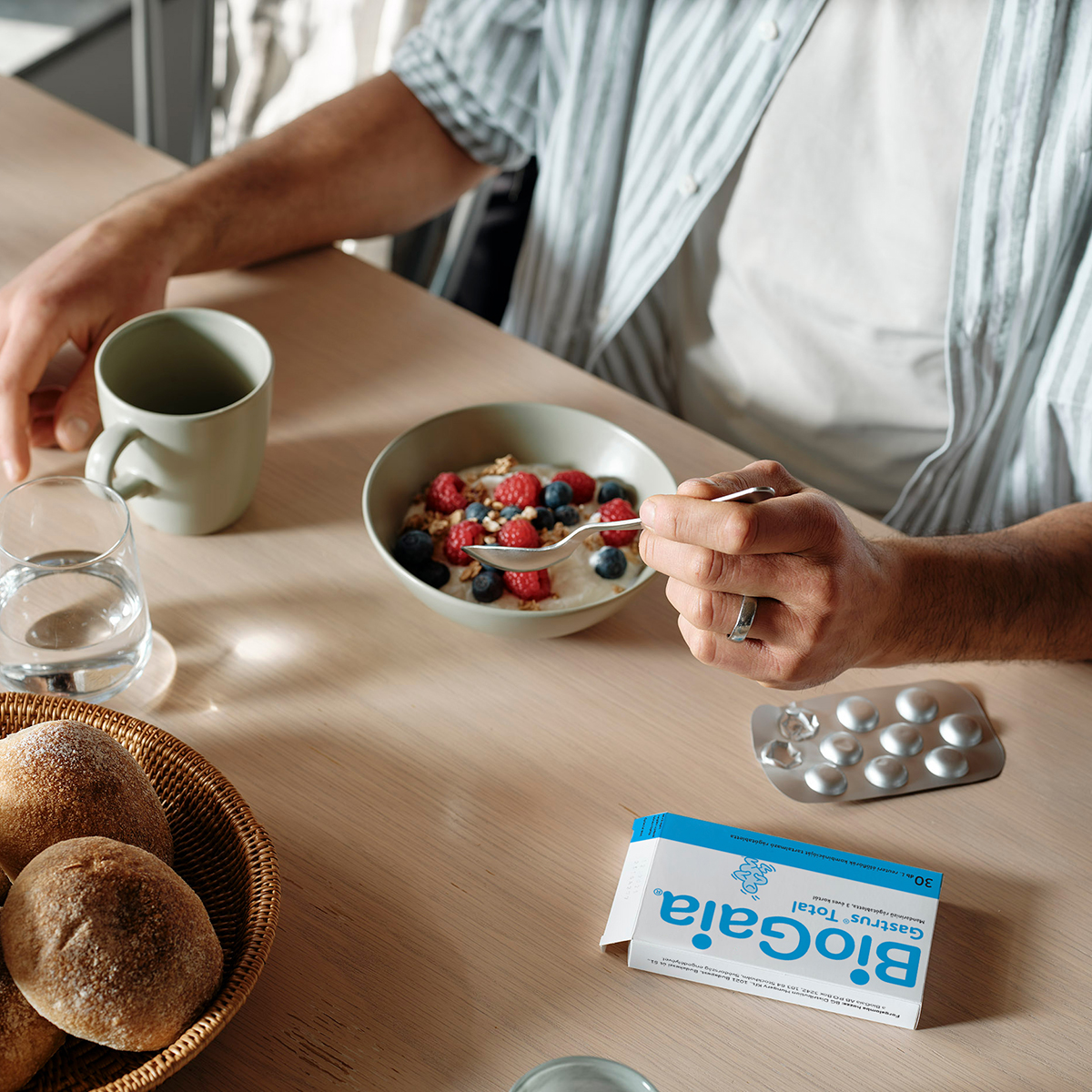 BioGaia Gastrus Total, étrend-kiegészítő rágótabletta, 3 éves kortól, 30 db - Image 6