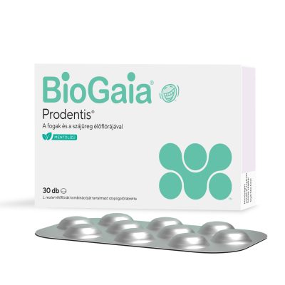 BioGaia Prodentis, étrend-kiegészítő szopogatótabletta, 12 éves kortól, 30 db