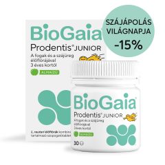 BioGaia Prodentis Junior, étrend-kiegészítő szopogatótabletta, 3 éves kortól, 30 db