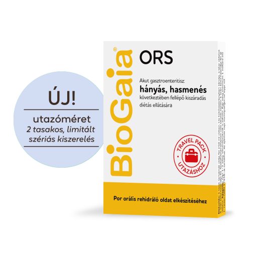 BioGaia ORS Travel Pack, por rehidráló oldat készítéséhez - utazóméretben